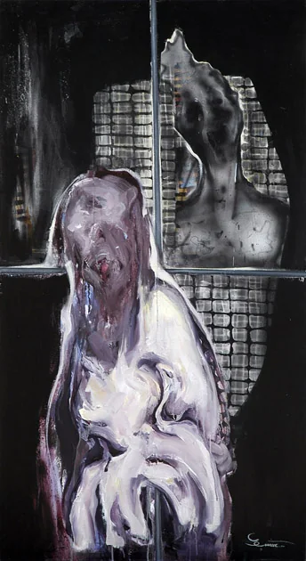 اکریلیک روی بوم — 160 × 85 cm — ۱۳۸۶ — Sara Arianpour
