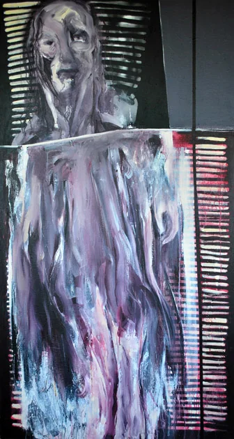 اکریلیک روی بوم — 160 × 85 cm — ۱۳۸۶ — Sara Arianpour