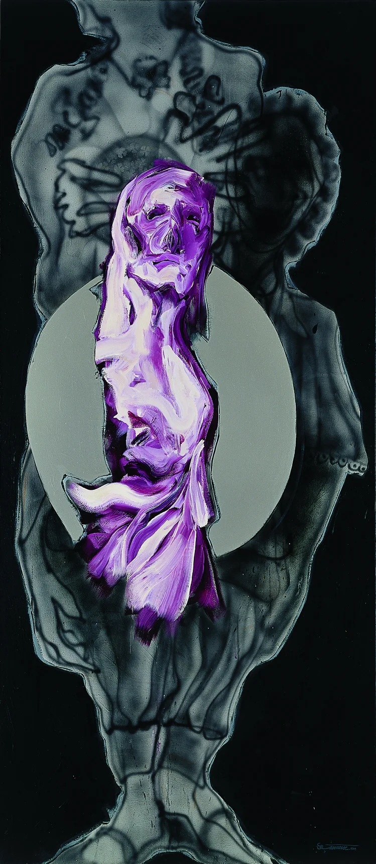 اکریلیک روی بوم — 240 × 105 cm — ۱۳۸۹ — Sara Arianpour