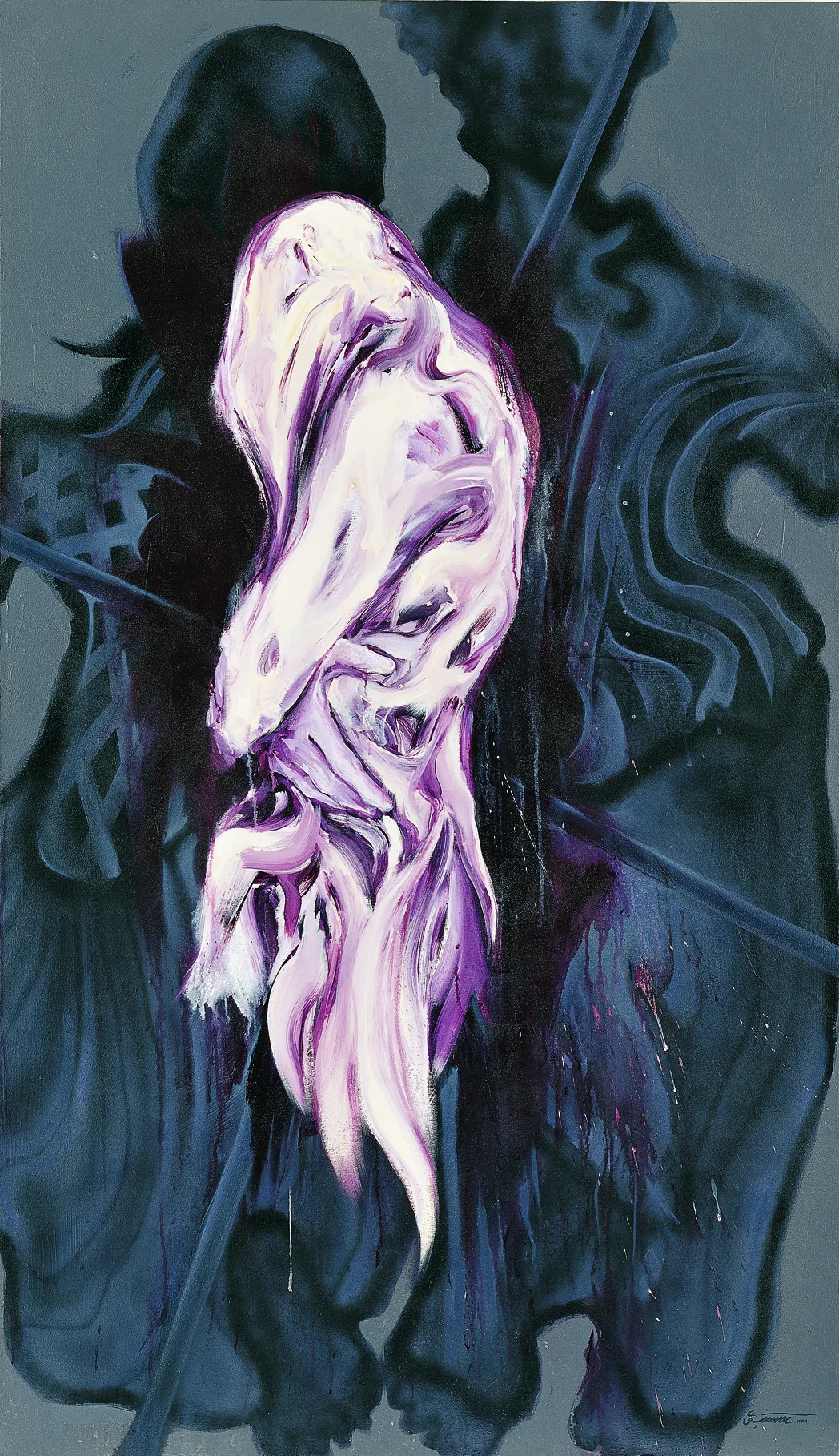 اکریلیک روی بوم — 180 × 105 cm — ۱۳۸۸ — Sara Arianpour