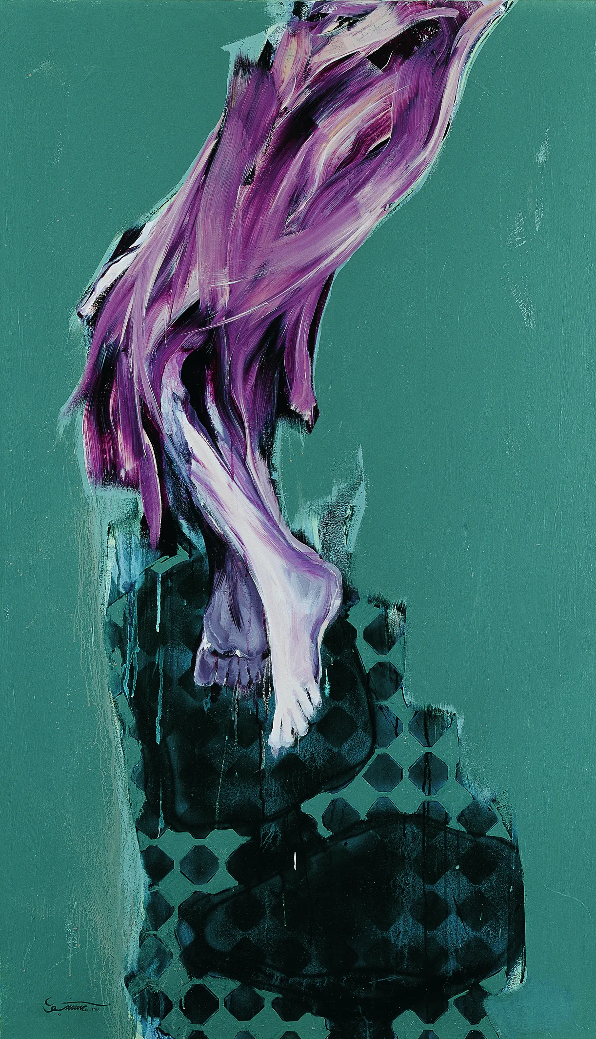 اکریلیک روی بوم — 180 × 105 cm — ۱۳۸۸ — Sara Arianpour