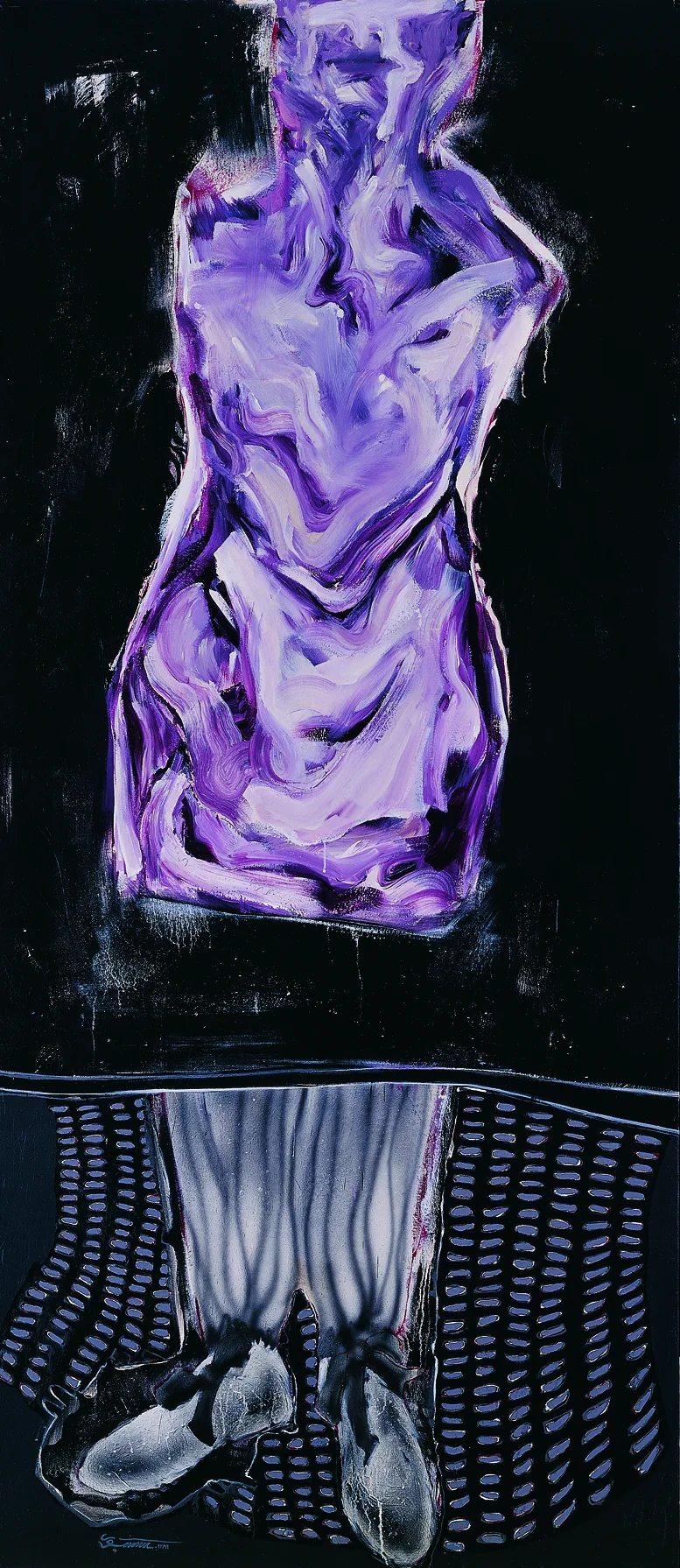اکریلیک روی بوم — 240 × 105 cm — ۱۳۸۹ — Sara Arianpour