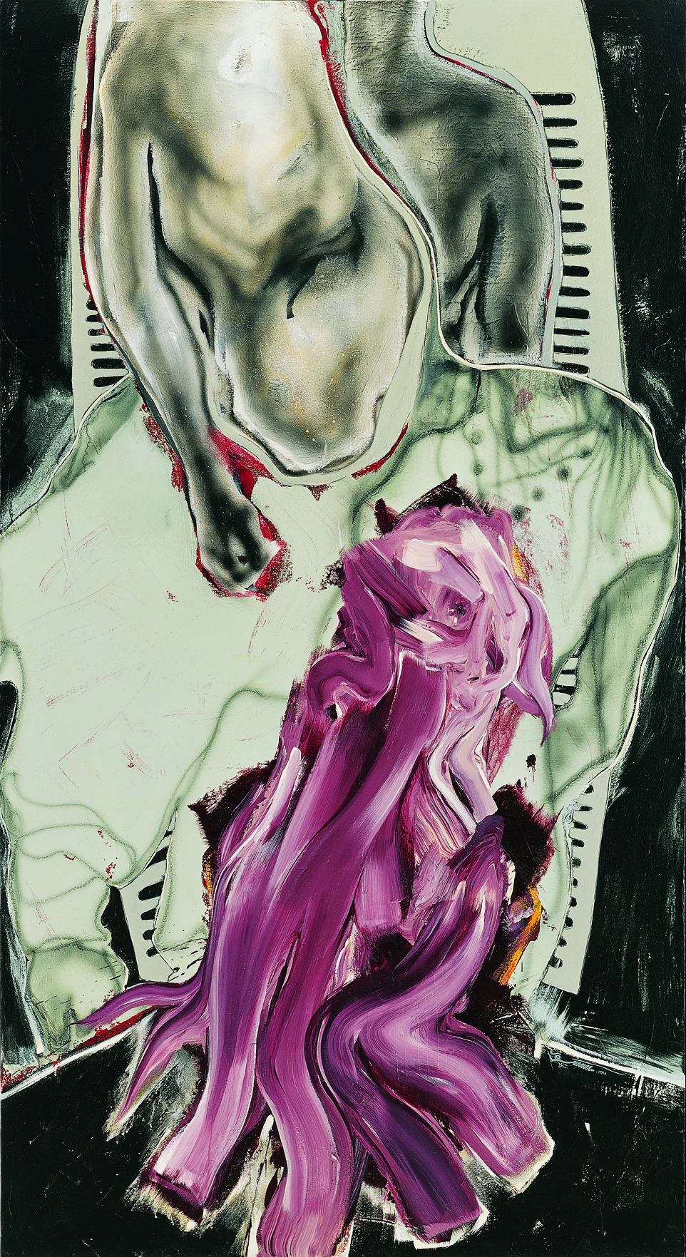 اکریلیک روی بوم — 200 × 105 cm — ۱۳۸۸ — Sara Arianpour