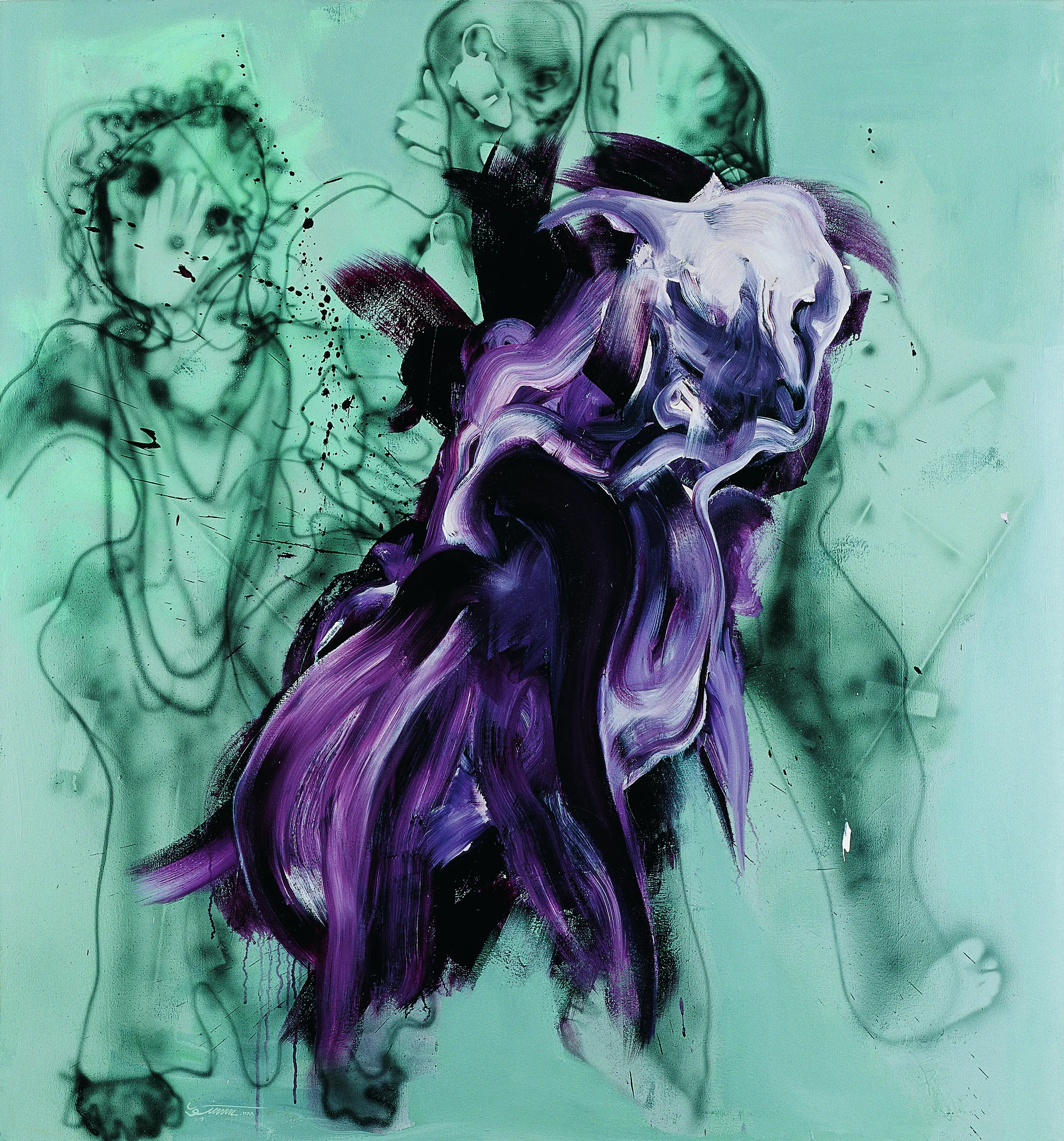 اکریلیک روی بوم — 160 × 150 cm — ۱۳۸۸ — Sara Arianpour