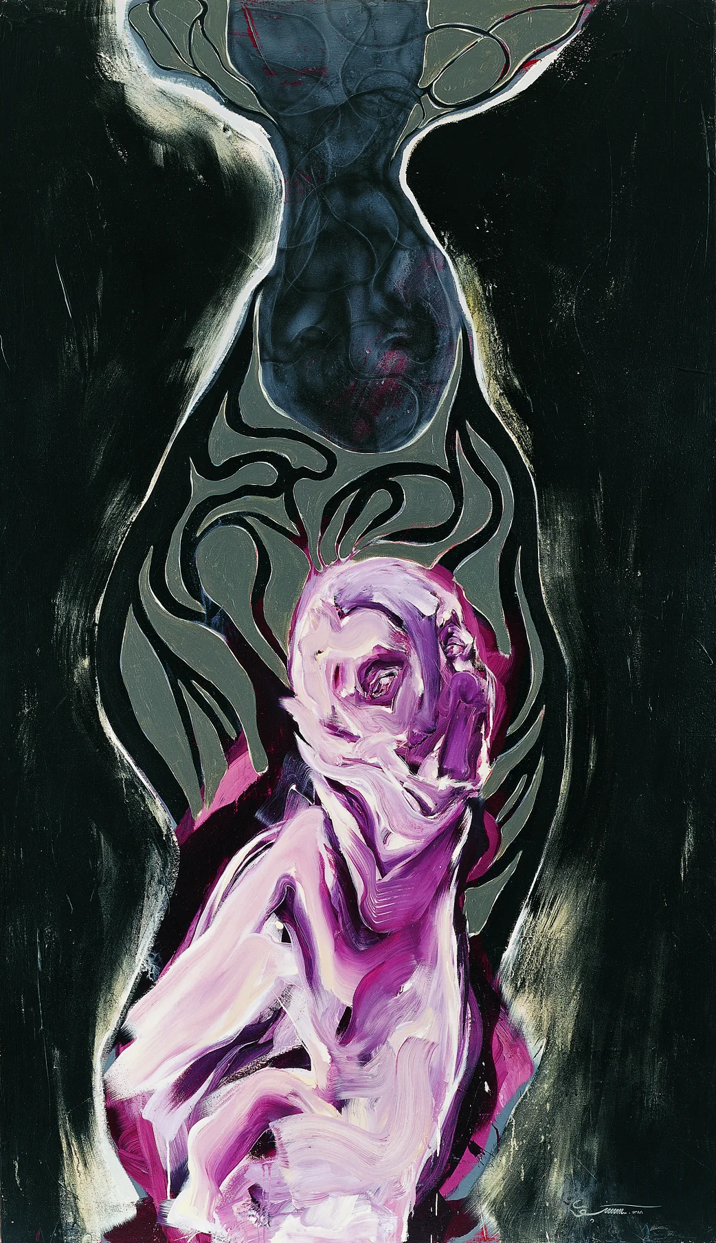 اکریلیک روی بوم — 180 × 105 cm — ۱۳۸۸ — Sara Arianpour