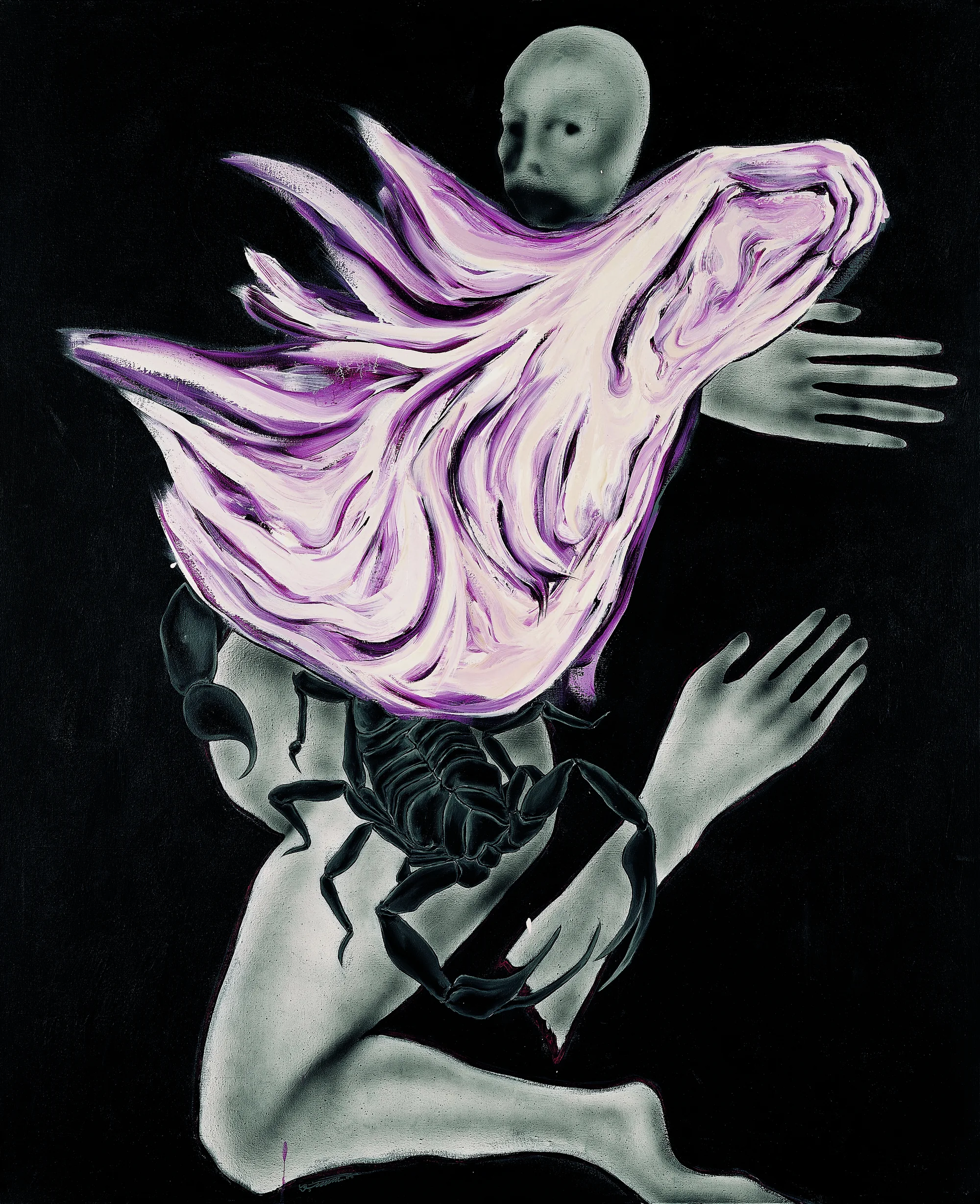 Acrylic & colour collage on canvas — 192 × 162 × 5 cm — 2011 — Sara Arianpour