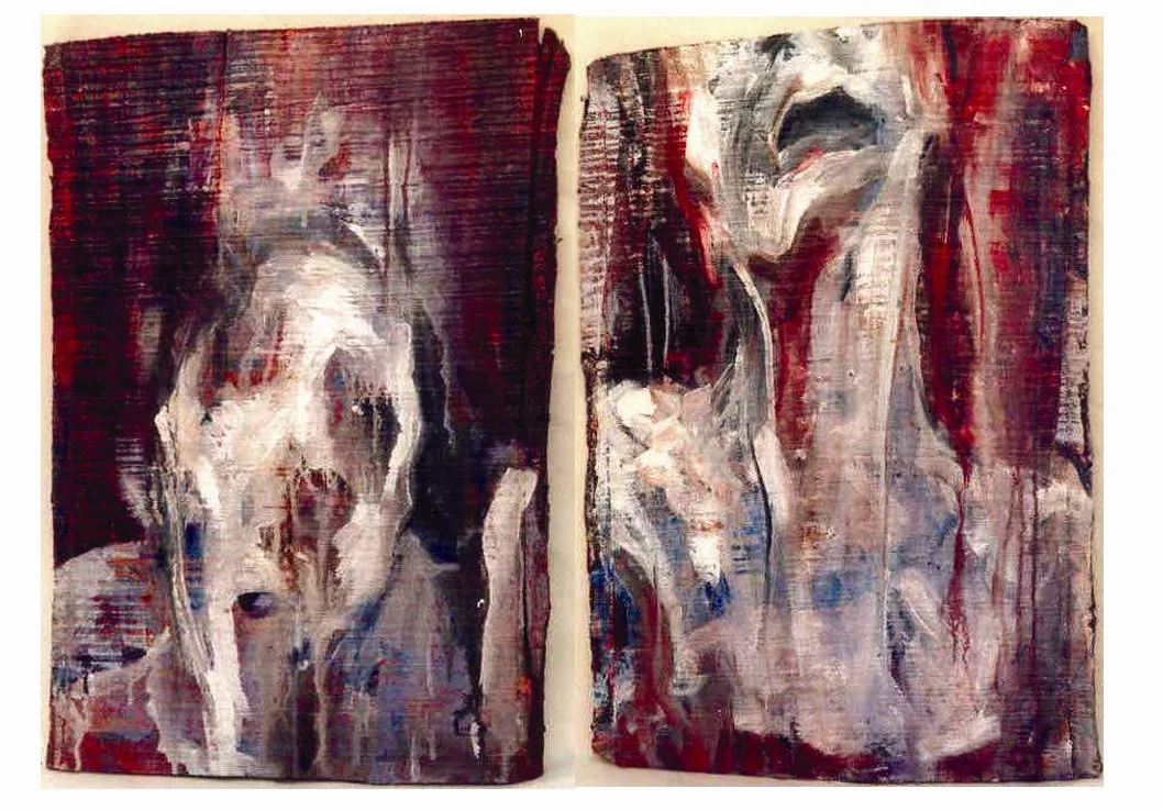 اکریلیک روی چوب — Sara Arianpour