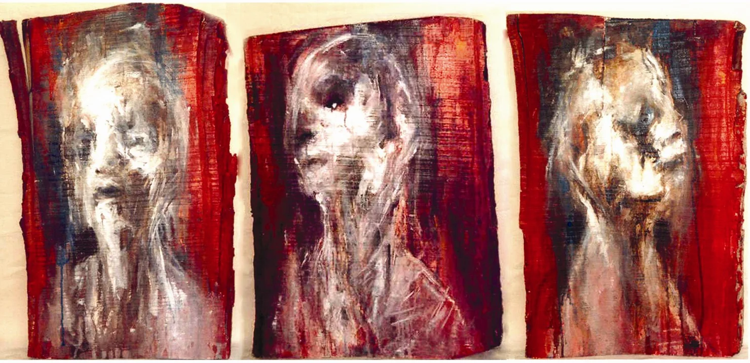 اکریلیک روی چوب — Sara Arianpour